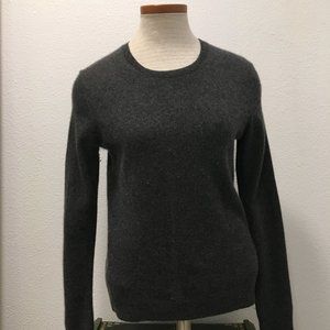 Everlane Dark Grey Cashmere Crewneck Sweater